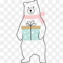 北极熊矢量图