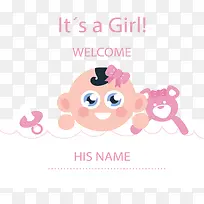 迎接女婴新生儿派对