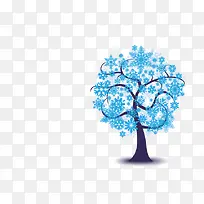 蓝色小树