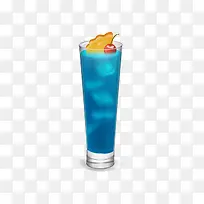 蓝色饮料效果图