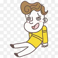 晕倒男孩
