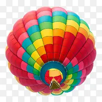 彩色热气球摄影