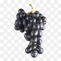 一串黑色水果葡萄