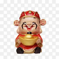 q版公仔金元宝财神