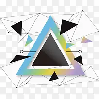 三角形主题创意图案免抠图