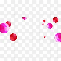 唯美创意粉红色粒子球
