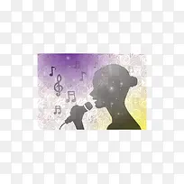 侧脸歌唱家
