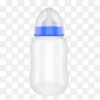 蓝色透明宝宝奶瓶