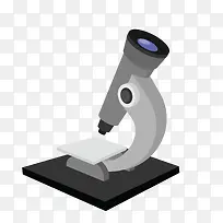 灰色显微镜