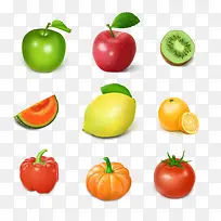 瓜果蔬菜PNG图标