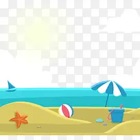 阳光灿烂的海滩
