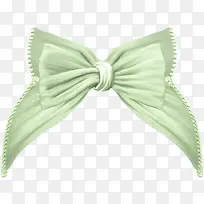 唯美青绿色蝴蝶结领带