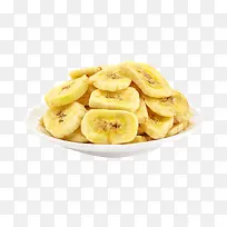 一碟油炸的香蕉片设计