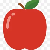 矢量图红苹果水果