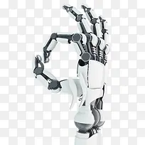 人工智能机器人OK手势