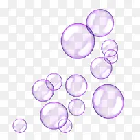 紫色气泡