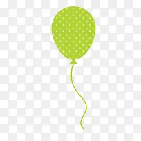 绿色气球矢量