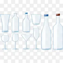 十种各式玻璃杯