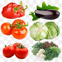 多种蔬菜组合
