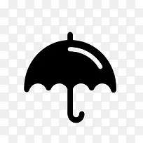 雨伞符号图标