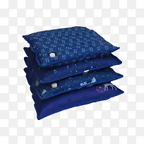 蓝色气垫枕头