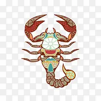 手绘蝎子