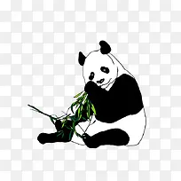 可爱的大熊猫素材图片