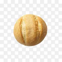 圆形蓬松的面包实物
