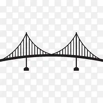 扁平化矢量桥图