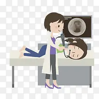 卡通口腔检查
