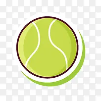 网球矢量素材图案