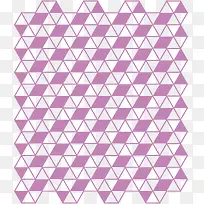 粉色平行四边形花纹