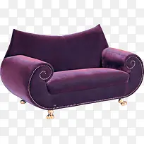 深紫色沙发座椅