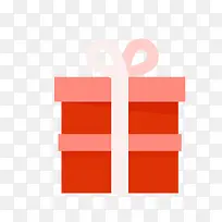 红色活动礼品盒矢量图