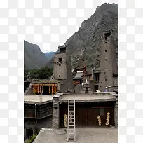 四川羌族居民碉楼