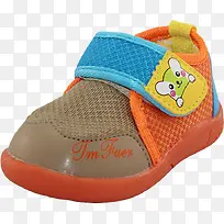 橙色儿童旅游鞋开学季