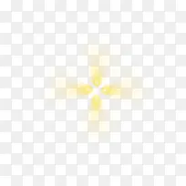 十字形状星星型红色金色光