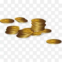 金币扁平化一袋金币