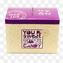 紫色零食礼盒