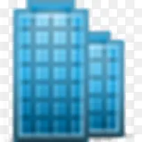 建筑物高楼小图标