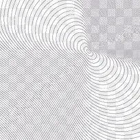 手绘灰色弧线