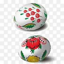 彩蛋素材矢量图