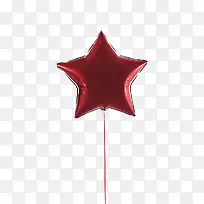 红色氦气球