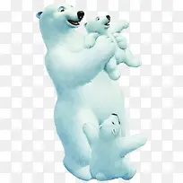 北极熊一家