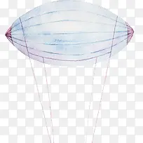 水彩热气球顶部
