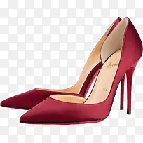 实物红色时尚女鞋