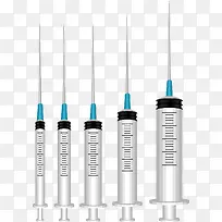 矢量手绘针筒
