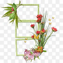 花卉边框矢量素材花卉边框素材