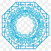 卡通中国风窗户剪纸