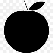 圆圆的苹果图标